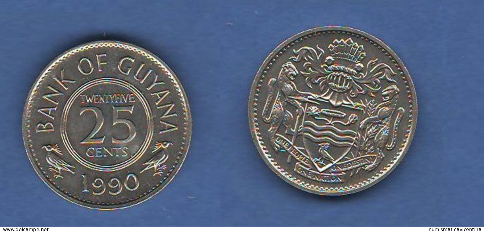 Guyana 25 Cents 1990 - Guyana