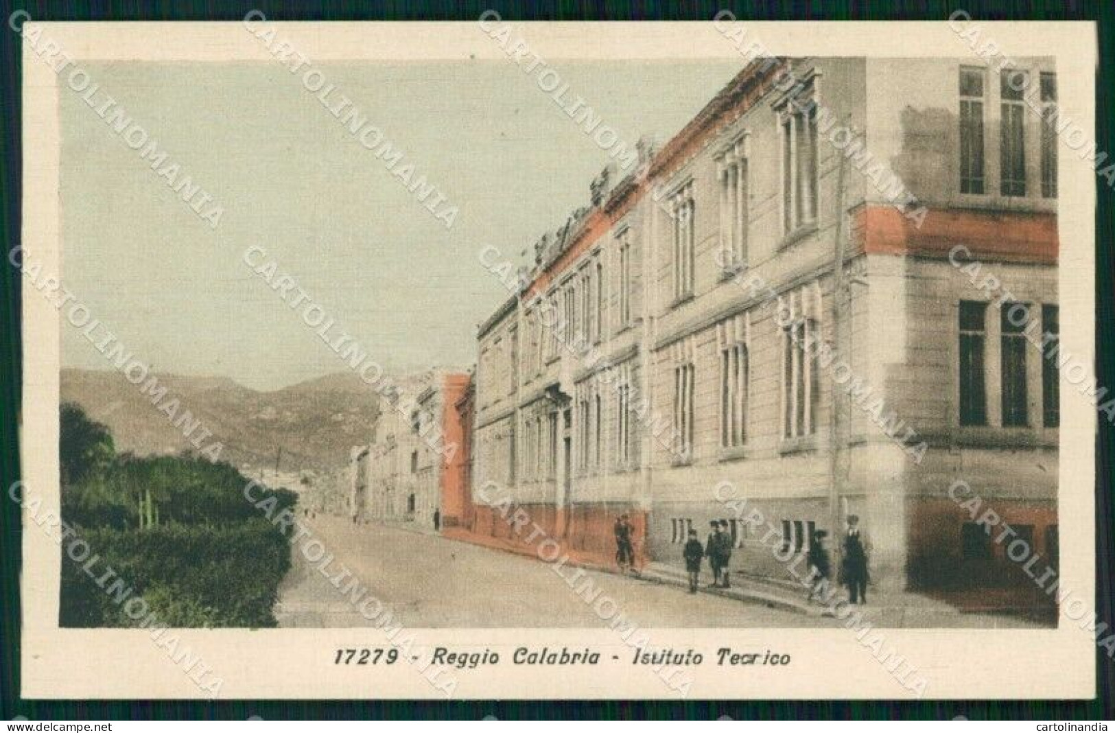 Reggio Calabria Città Istituto Tecnico Cartolina RT0549 - Reggio Calabria