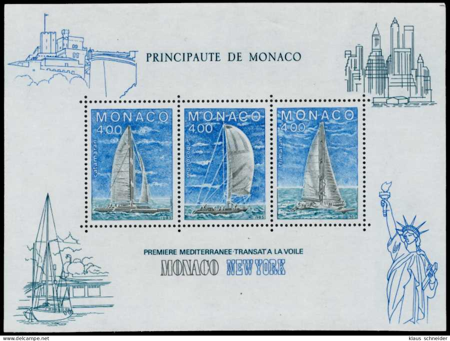 MONACO Block 30 Postfrisch S019C36 - Blocks & Sheetlets