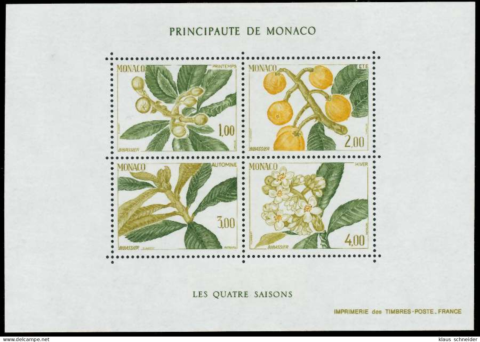 MONACO Block 29 Postfrisch X82652E - Blocks & Sheetlets