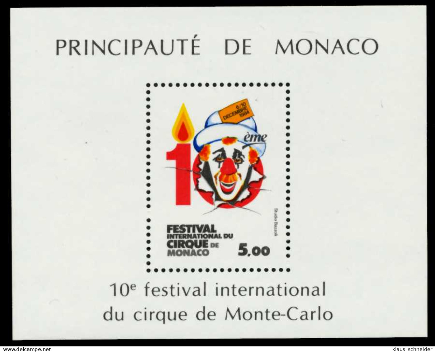 MONACO Block 27 Postfrisch S019CC2 - Blocks & Sheetlets