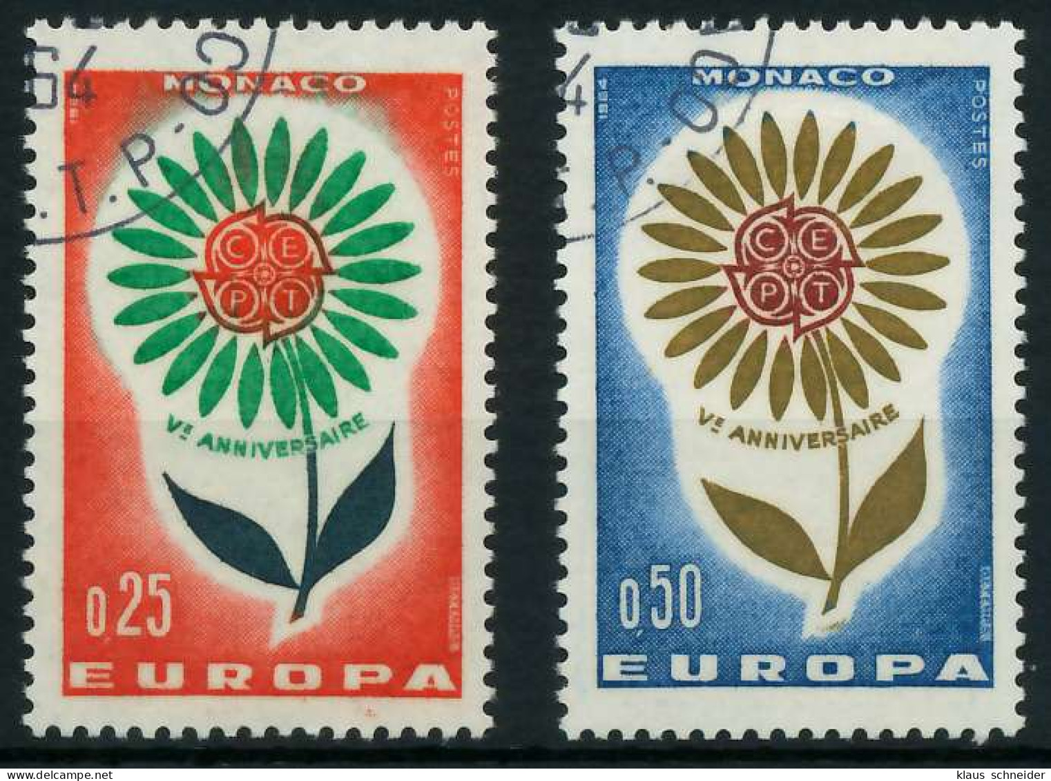 MONACO 1964 Nr 782-783 Gestempelt X9B8B52 - Gebraucht