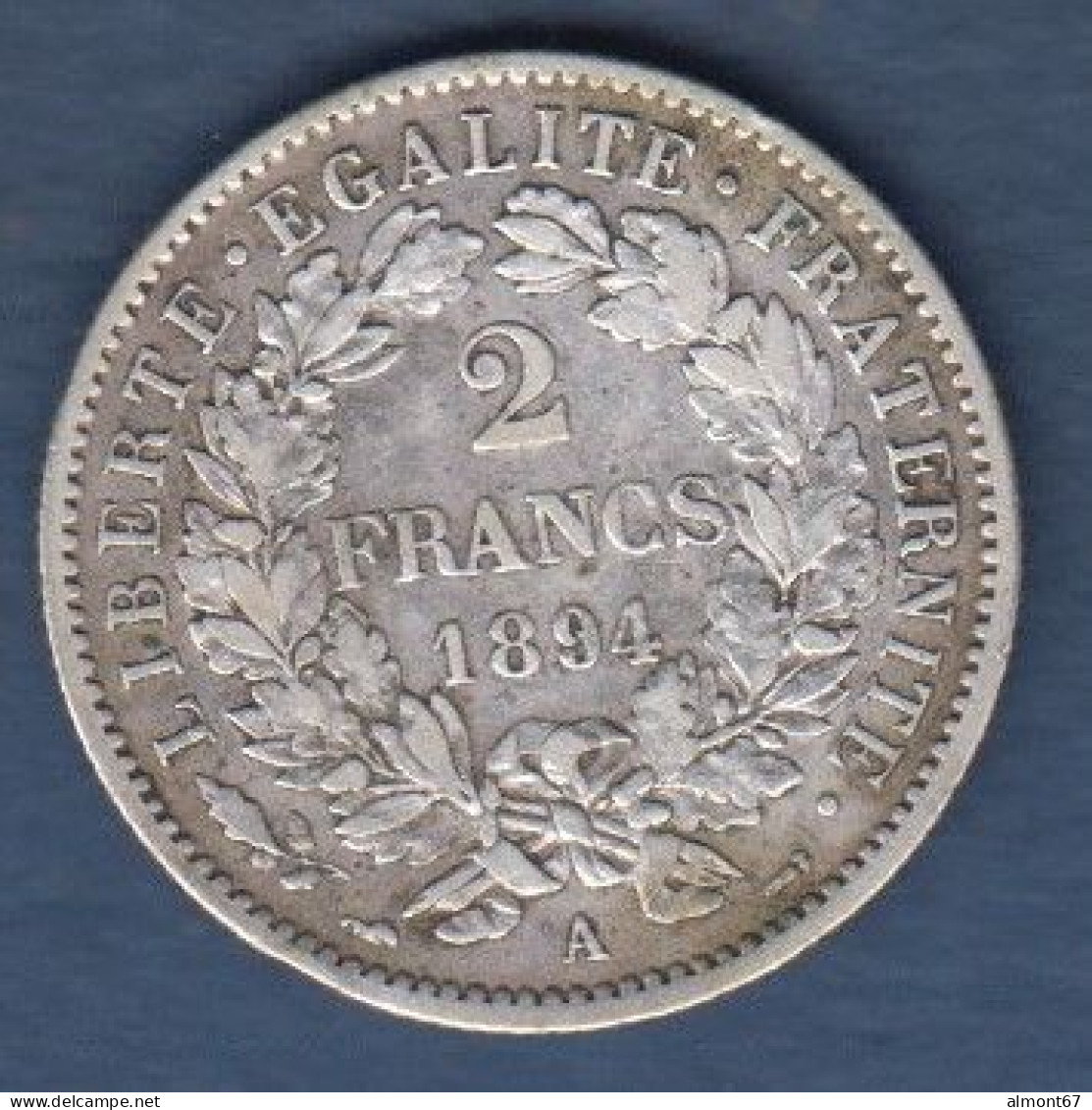 2 Francs  Cérès 1894A - 2 Francs