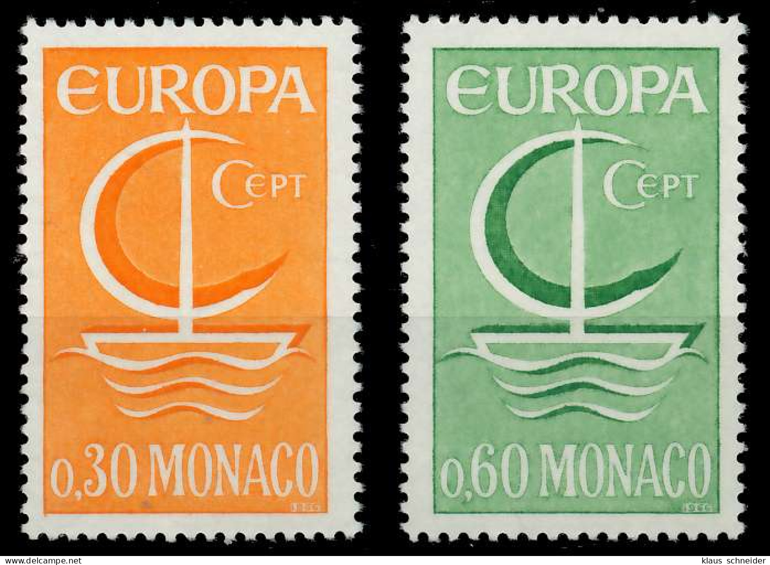 MONACO 1966 Nr 835-836 Postfrisch X9C8072 - Ungebraucht