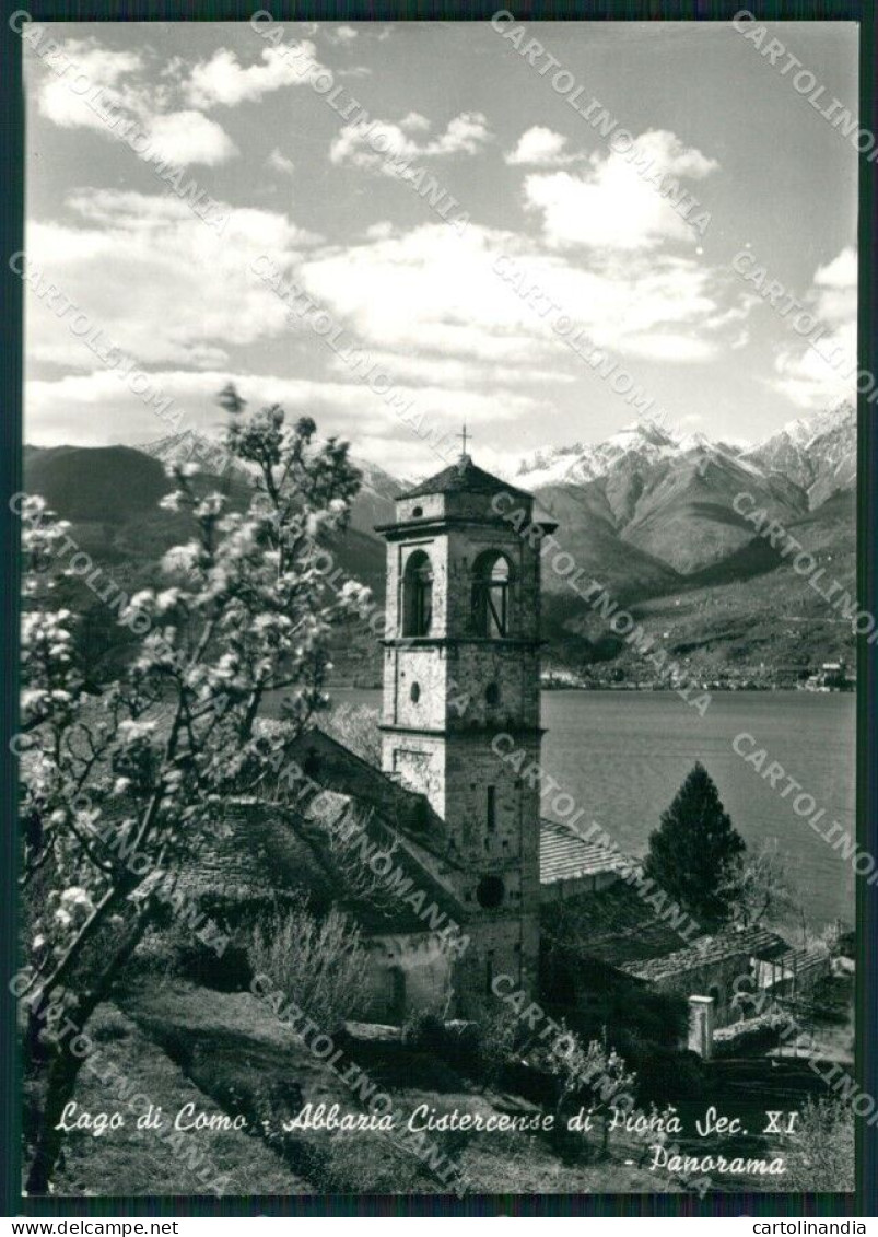 Lecco Colico Piona Abbazia Di Lago Di Como Foto FG Cartolina KB4458 - Lecco