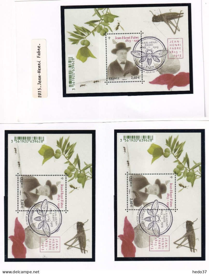 France Période 2015/2019 - Ensemble De 10 Blocs Oblitérés - TB - Used Stamps