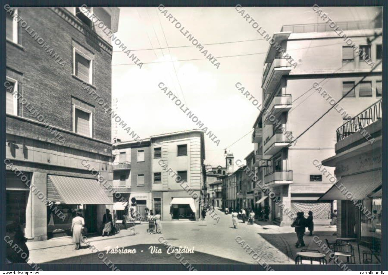 Ancona Fabriano Via Cialdini Foto FG Cartolina ZF6819 - Ancona