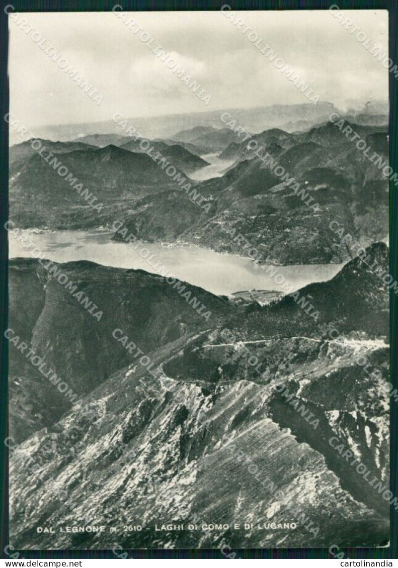 Como Lago Di Como E Lugano Legnone Foto FG Cartolina KB4460 - Como