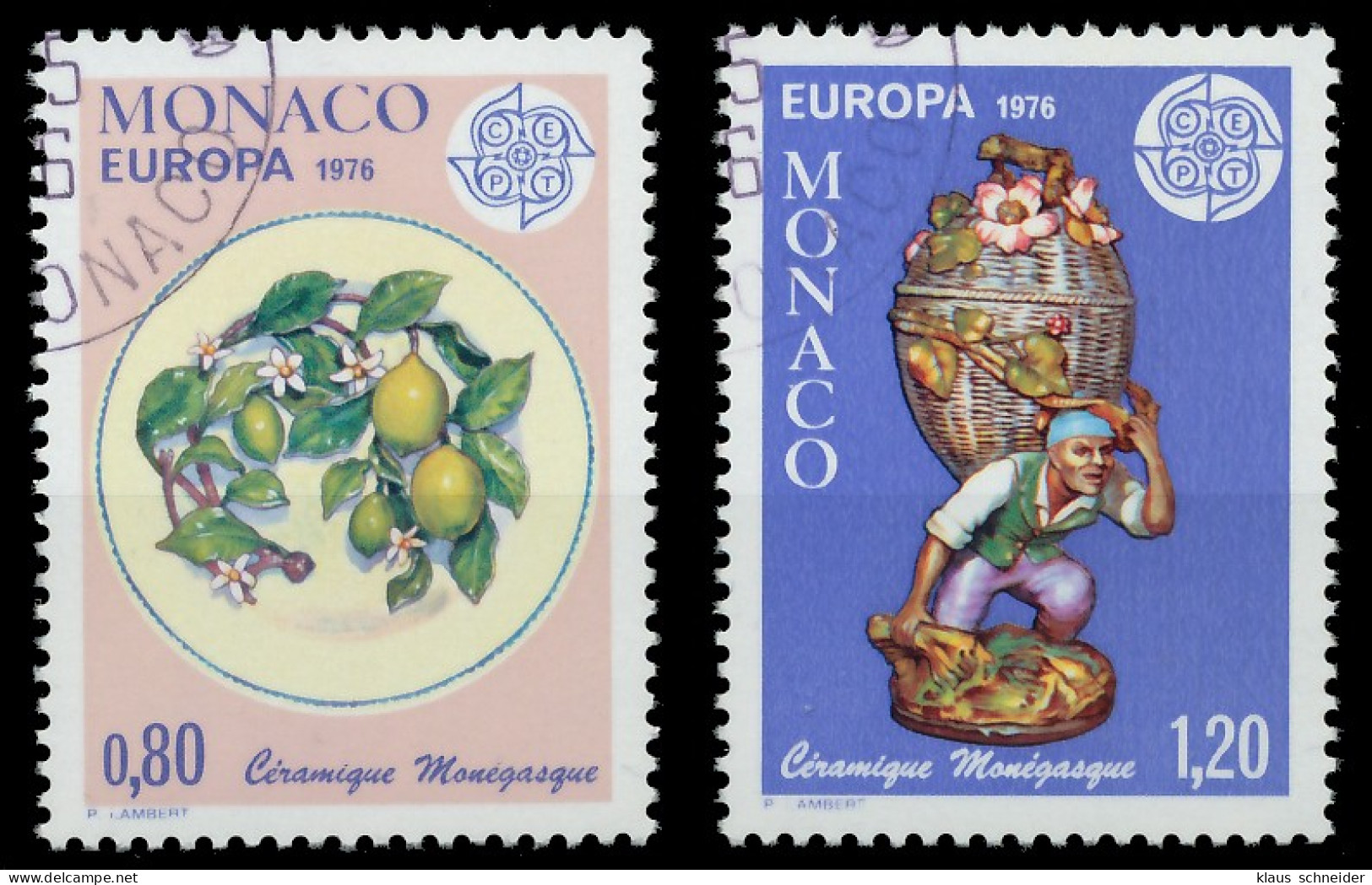 MONACO 1976 Nr 1230-1231 Gestempelt X0456F6 - Used Stamps