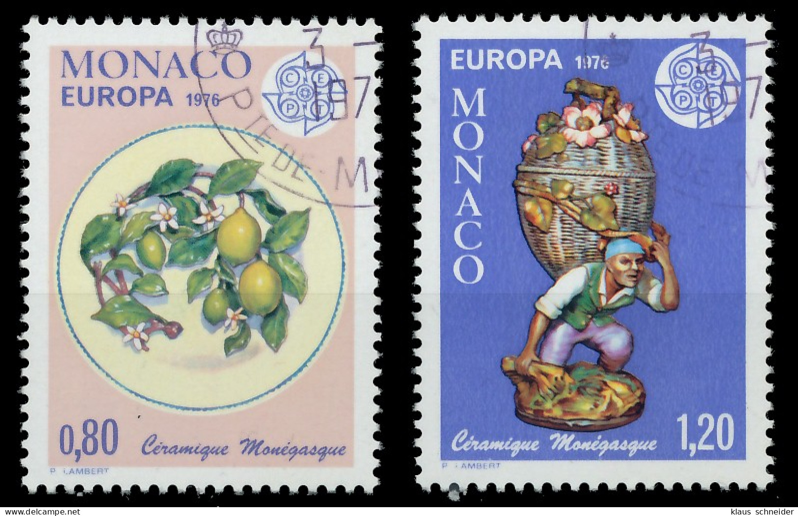 MONACO 1976 Nr 1230-1231 Gestempelt X04570E - Gebraucht