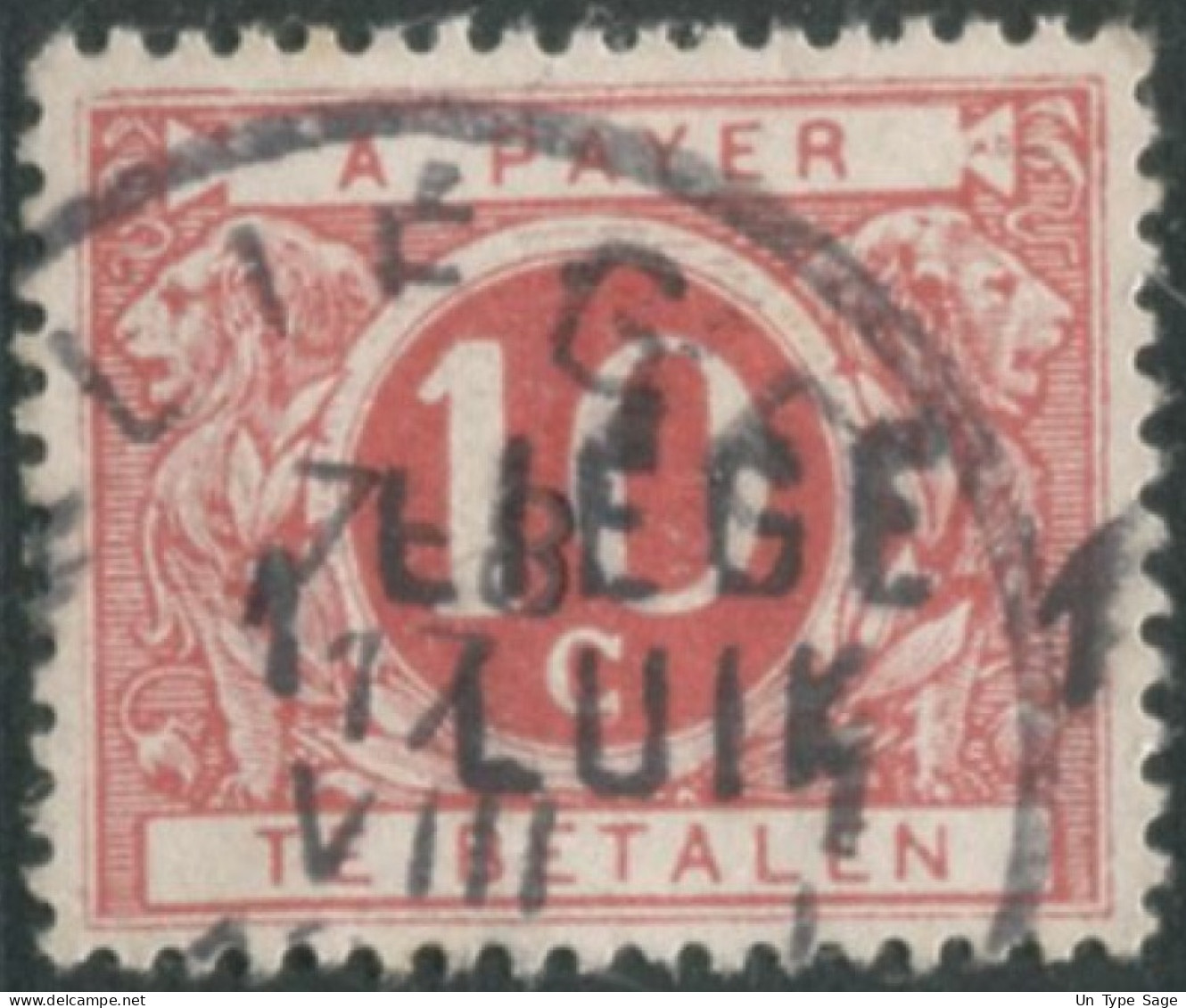 Belgique Timbre-taxe (TX) - Surcharge Locale De Distributeur - LIEGE / LUIK - (F953) - Timbres