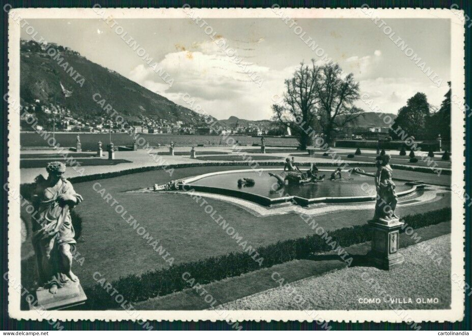 Como Città Lago Di Como Villa Olmo PIEGHINA Foto FG Cartolina KB4470 - Como