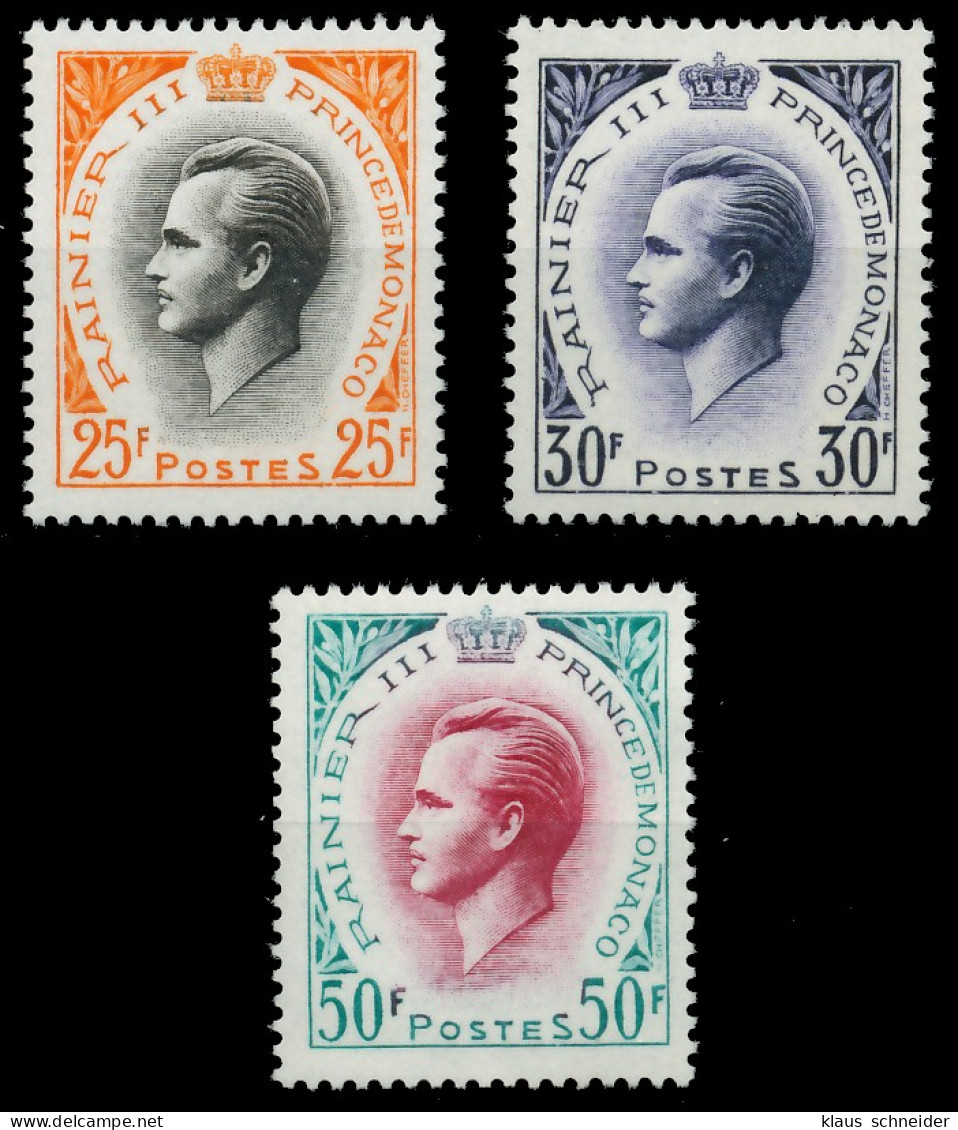 MONACO 1959 Nr 622-624 Postfrisch SF09BD6 - Neufs