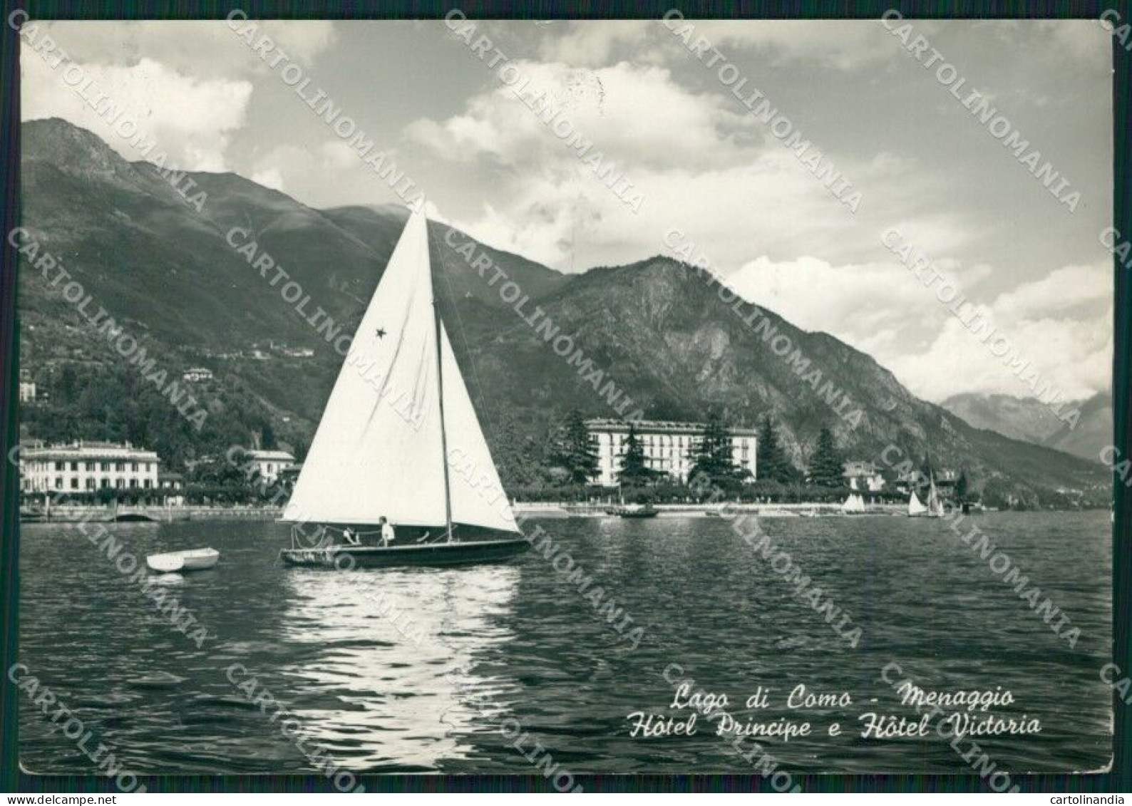 Como Menaggio Lago Di Como Barca Foto FG Cartolina KB4475 - Como