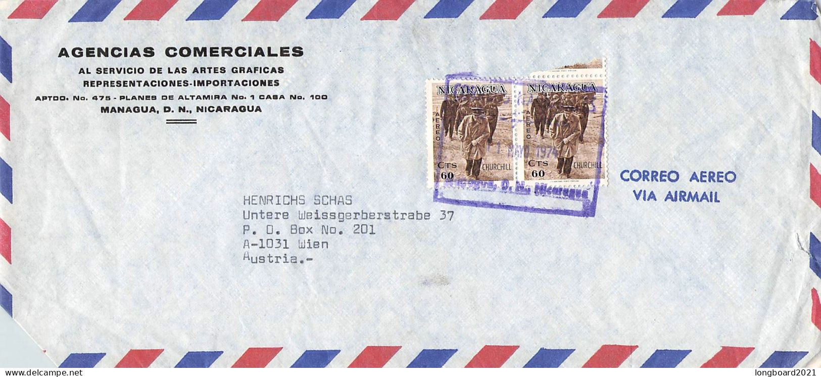 NICARAGUA - AIRMAIL - VIENNA 1974 / 6181 - Nicaragua