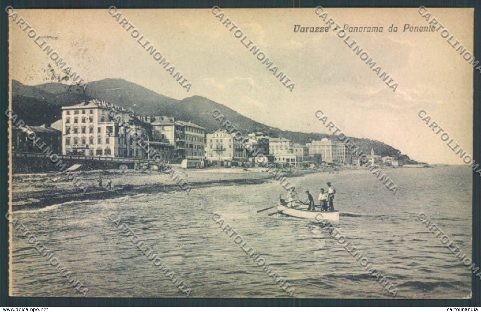 Savona Varazze Barca Cartolina ZQ0600 - Savona