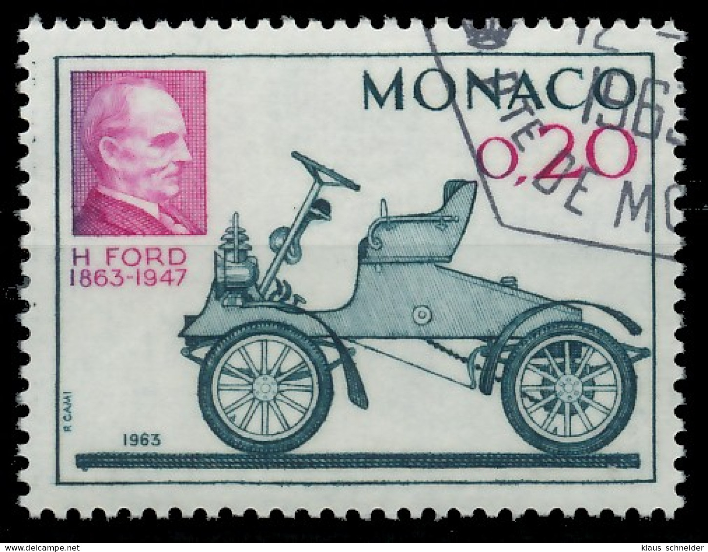 MONACO 1963 Nr 735 Gestempelt X3B60C2 - Used Stamps