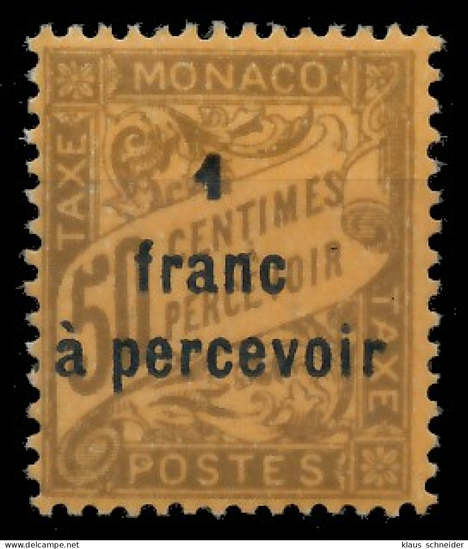 MONACO PORTOMARKEN Nr 13 Ungebraucht X3BA49A - Postage Due