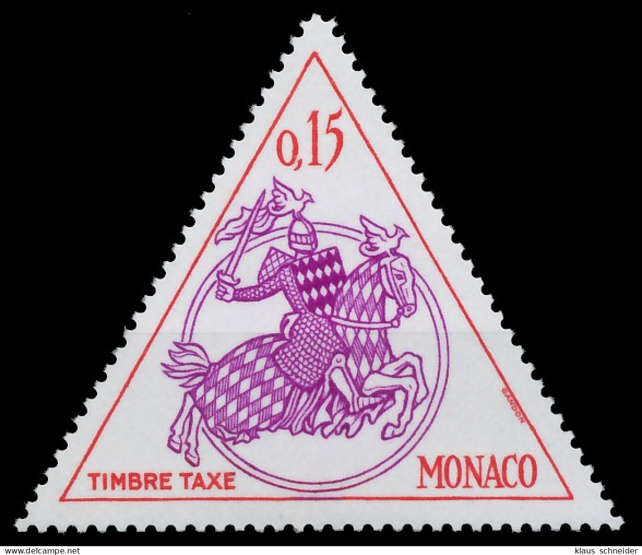 MONACO PORTOMARKEN Nr 69 Postfrisch X3BA512 - Postage Due