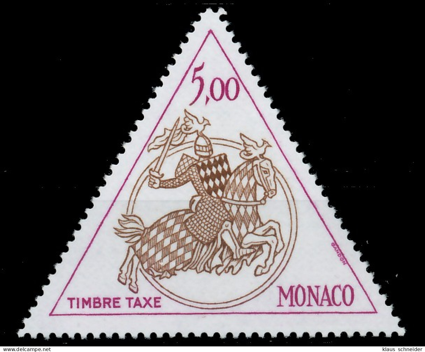 MONACO PORTOMARKEN Nr 78 Postfrisch X3BA5CA - Taxe