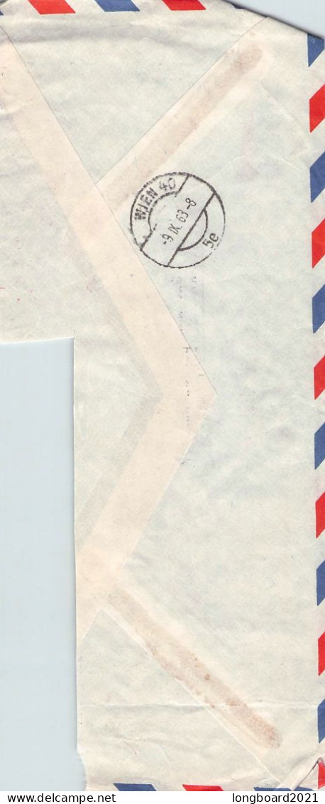 ECUADOR - AIRMAIL - VIENNA 1963 / 6184 - Equateur