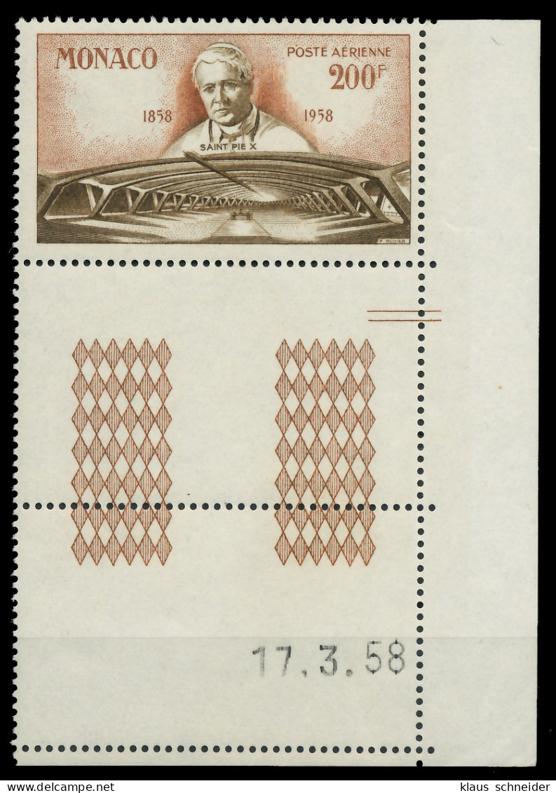 MONACO 1958 Nr 602Lf2u Postfrisch SENKR PAAR X3BA84A - Neufs