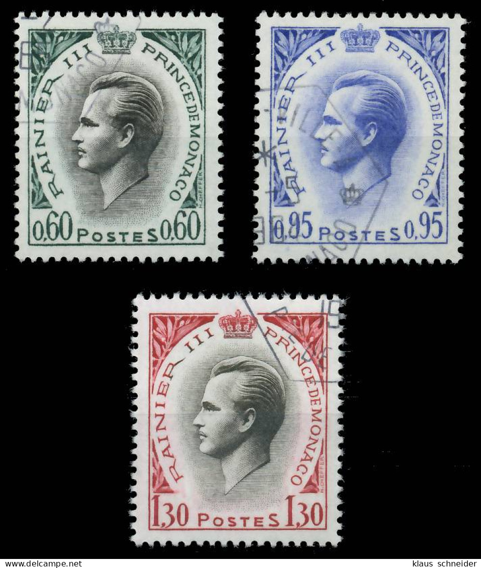 MONACO 1964 Nr 779-781 Gestempelt X3F9716 - Used Stamps