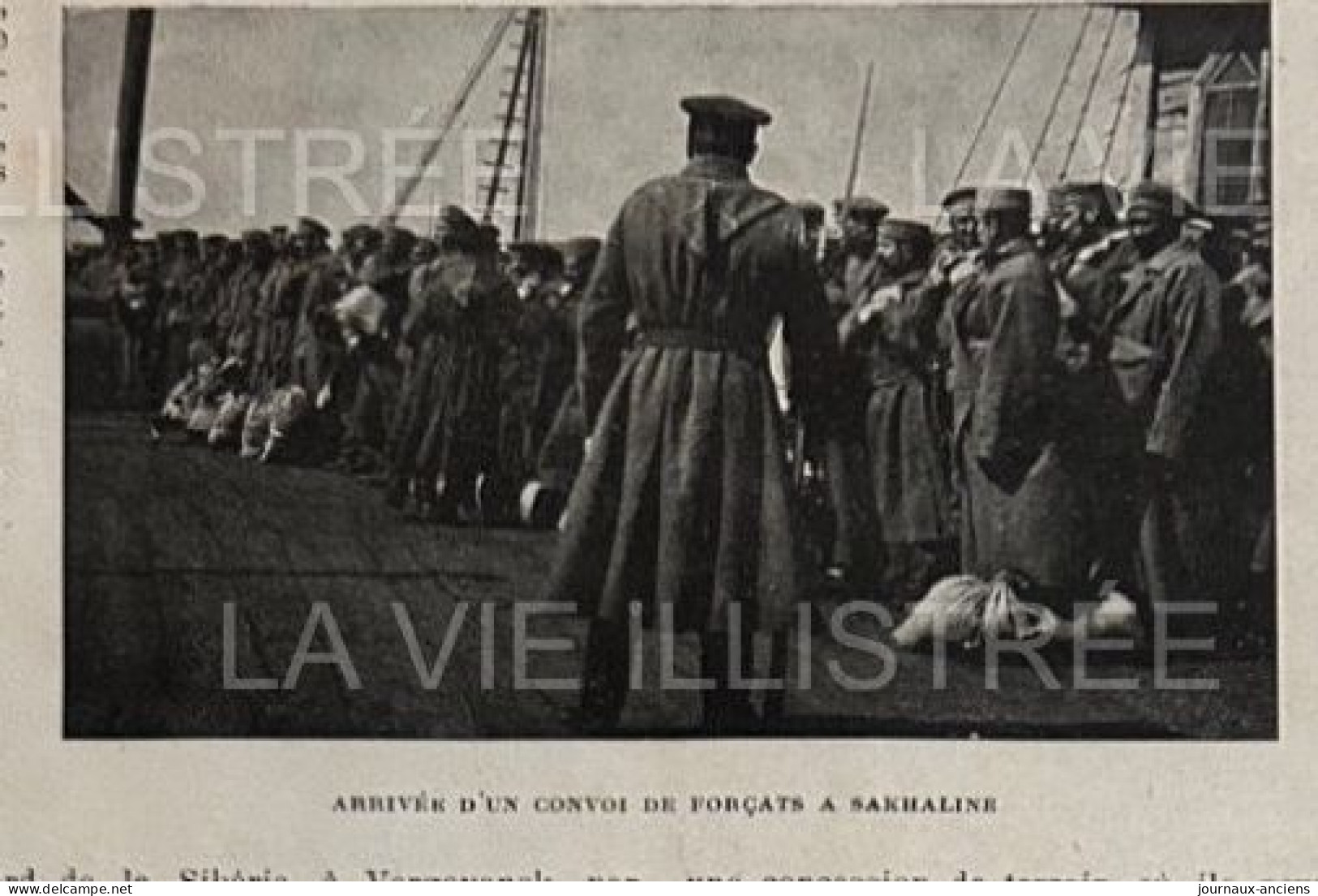 1905 BAGNE D'ALEXANDROVSK - ILE DE SAKHALINE - LES JAPONNAIS A SAKHALINE - LA VIE ILLUSTRÉE - 1900 - 1949