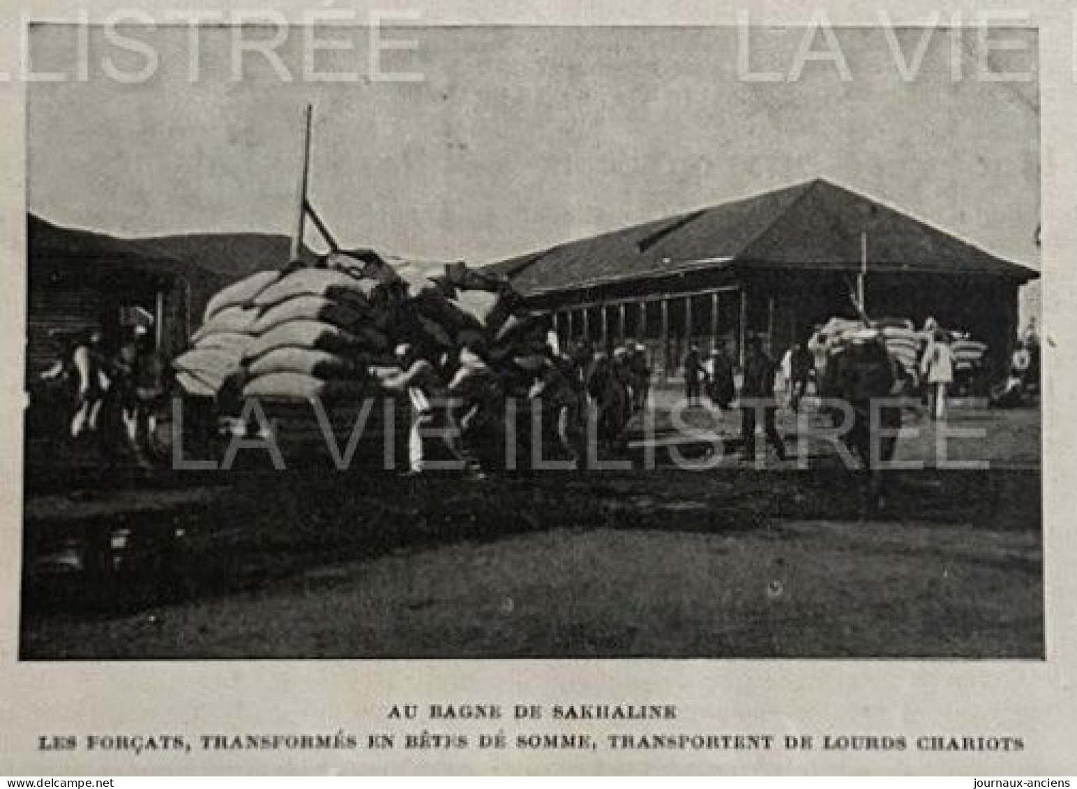 1905 BAGNE D'ALEXANDROVSK - ILE DE SAKHALINE - LES JAPONNAIS A SAKHALINE - LA VIE ILLUSTRÉE - 1900 - 1949