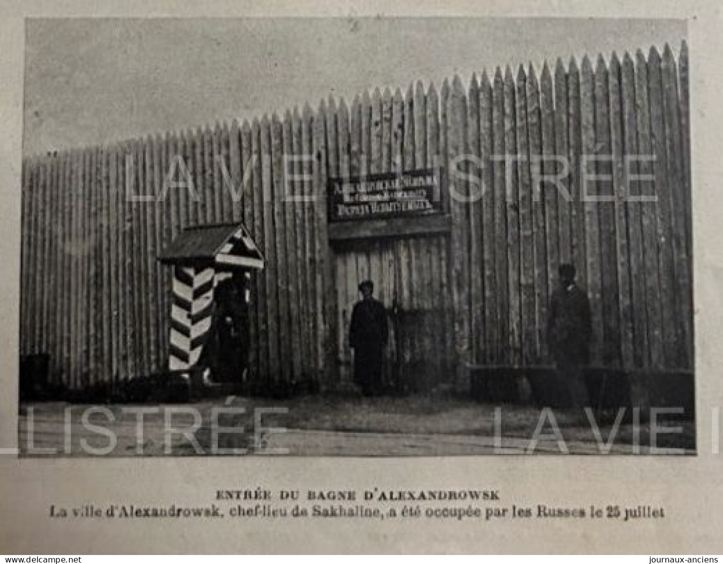 1905 BAGNE D'ALEXANDROVSK - ILE DE SAKHALINE - LES JAPONNAIS A SAKHALINE - LA VIE ILLUSTRÉE