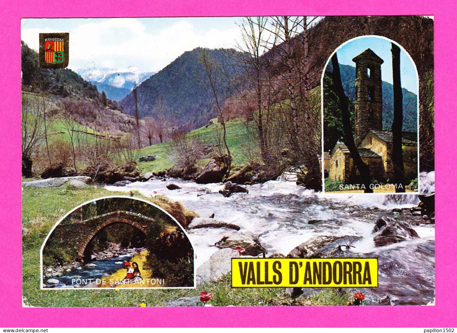 E-Andorre-72PH3  Pont De Sant Antoni, Santa Coloma, BE - Andorra