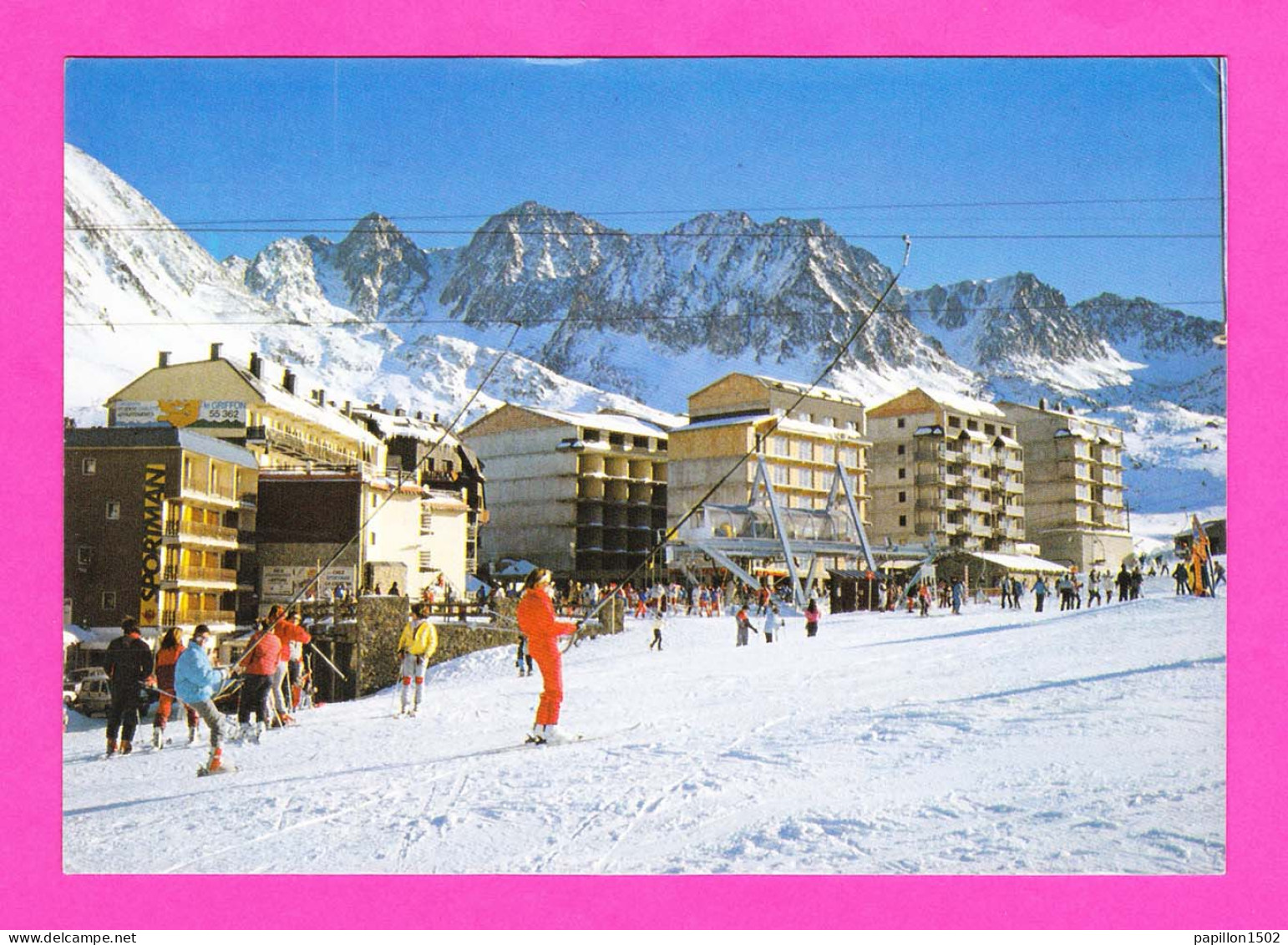 E-Andorre-73PJY  Pas De La Casa, Les Skieurs, BE - Andorra