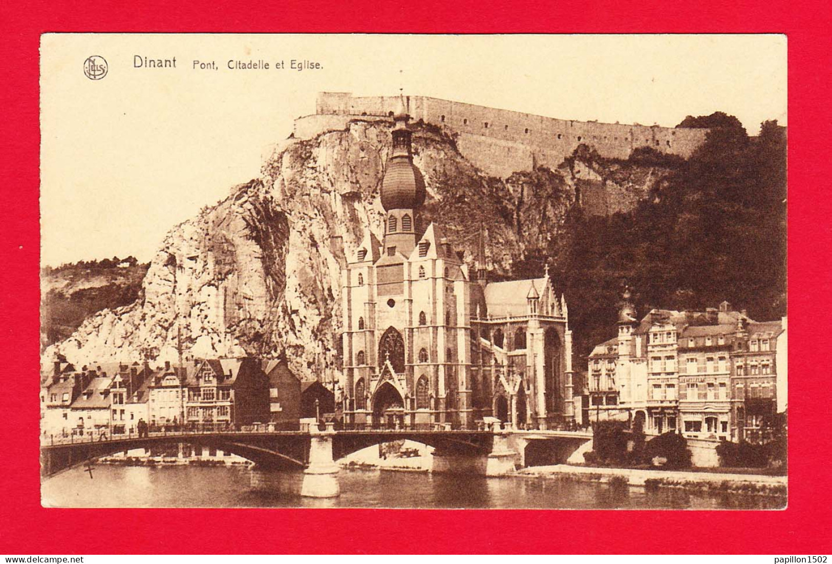 E-Belgique-86P8 DINANT, Le Pont La Citadelle Et L'église, Cpa BE - Dinant