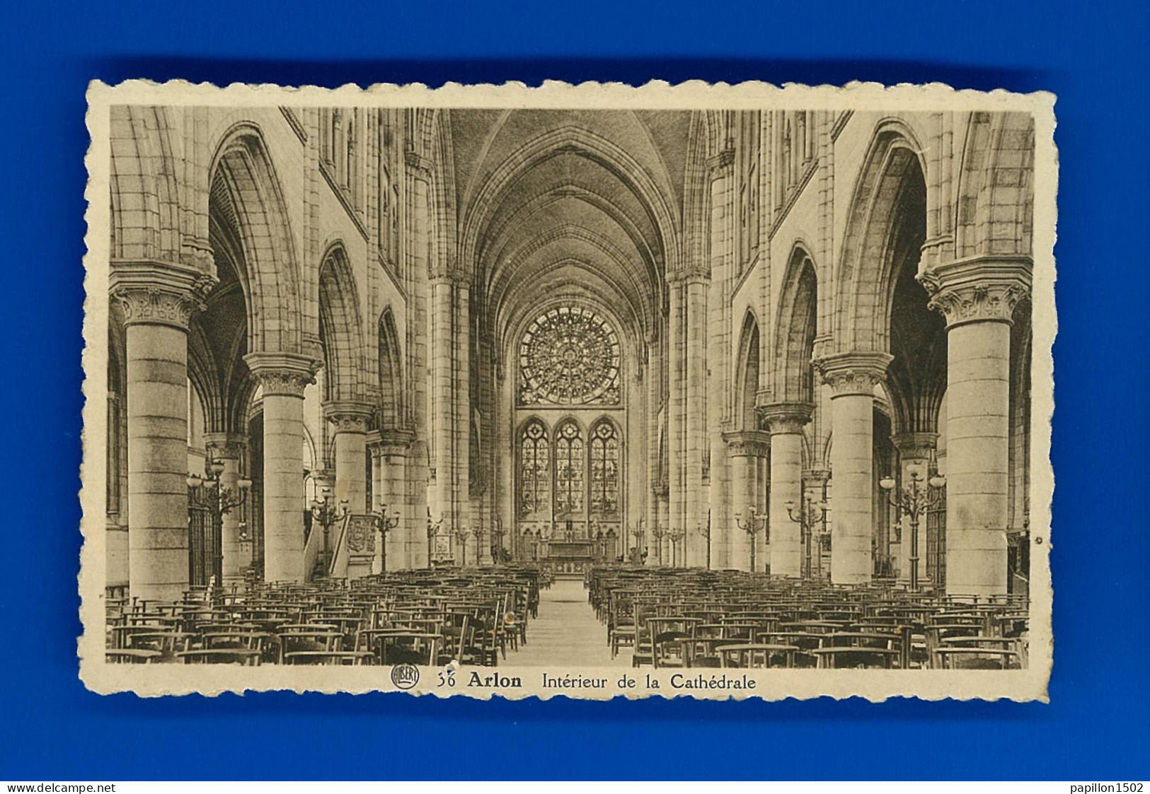 E-Belgique-124PH15  ARLON, L'intérieur De La Cathédrale, Cpa - Aarlen