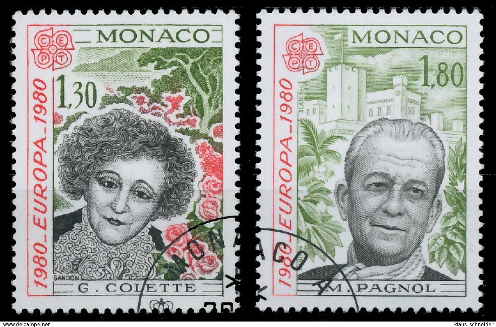 MONACO 1980 Nr 1421-1422 Gestempelt X59A1C2 - Used Stamps