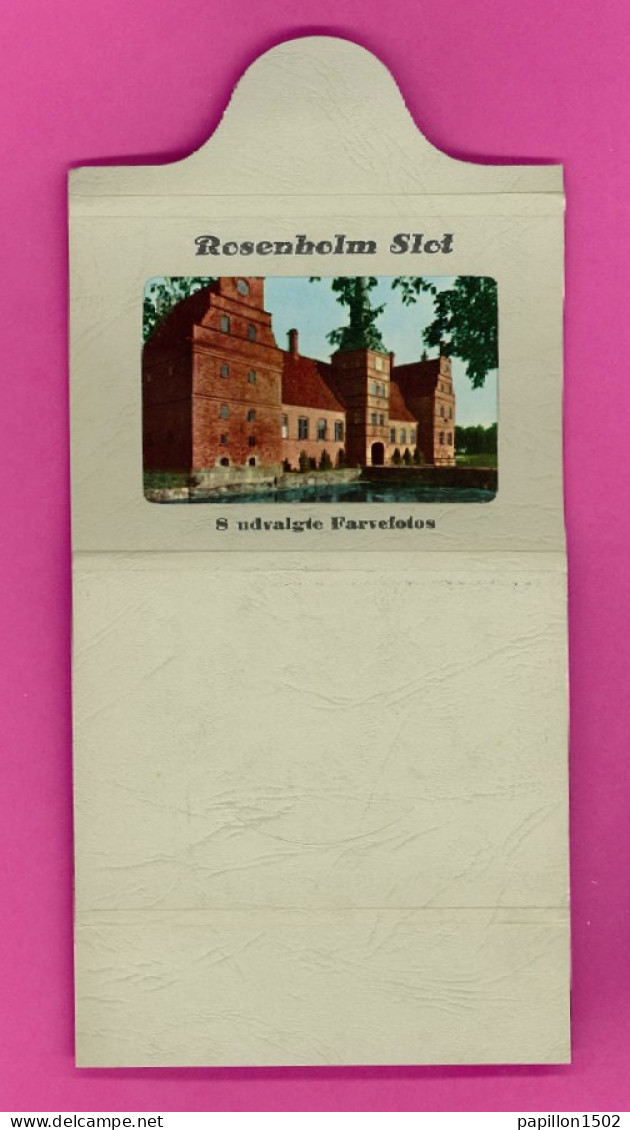 E-Danemark-06P3  Carnet De 8 Vues ROSENHOLM SLOT, TBE - Danemark