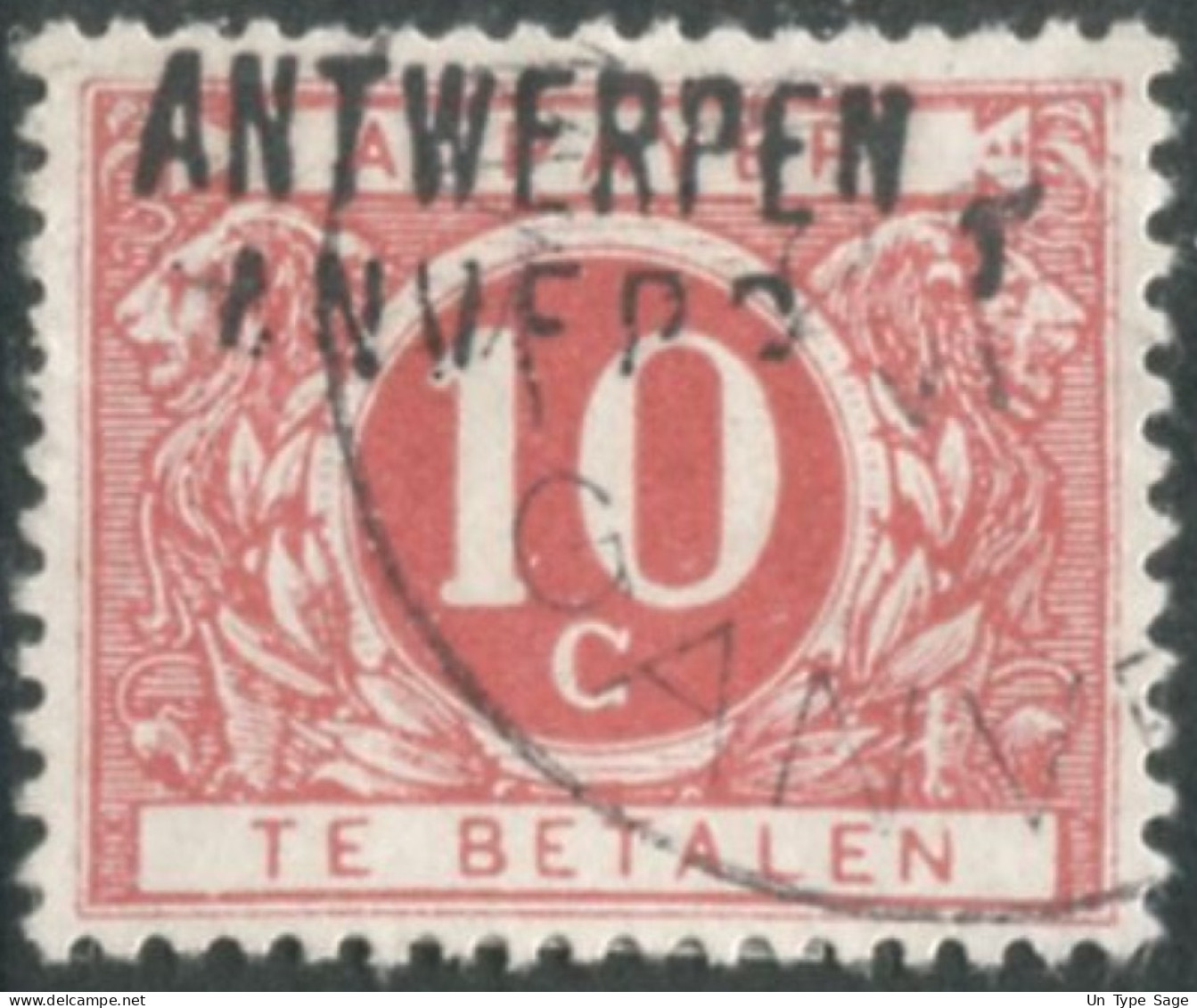 Belgique Timbre-taxe (TX) - Surcharge Locale De Distributeur - ANTWERPEN / ANVERS - (F958) - Briefmarken