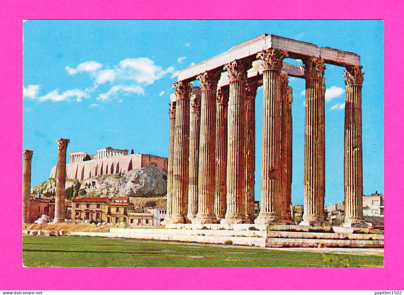 E-Grece-92P2 ATHENES, Le Temple De Zeus Olympien, TBE - Griechenland