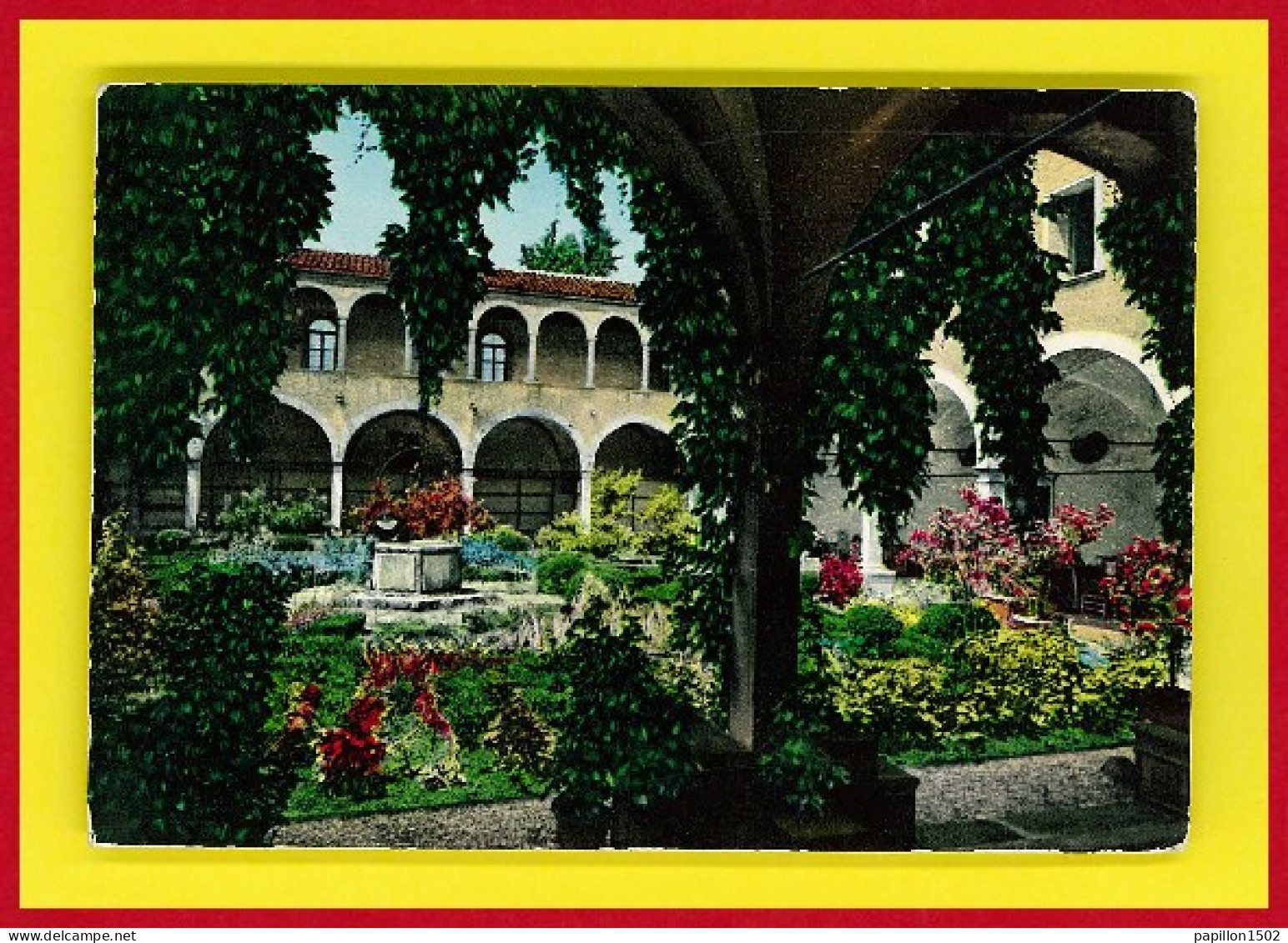 E-Italie-122PH1 PADOVA Abano Terme, Monastère Des Mères Bénédictines De St Daniel, Le Cloître, Les Jardins - Padova (Padua)