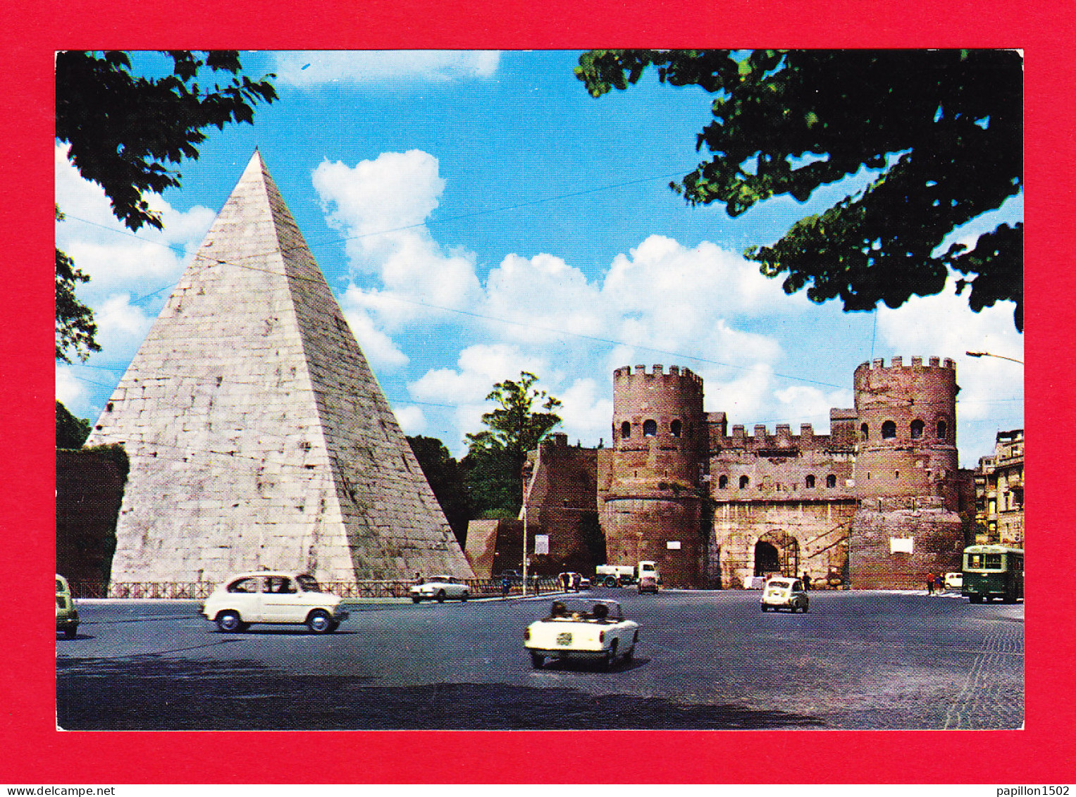 E-Italie-202PH5  ROMA, Piramide Di Caio Cestio E Porta S; Paolo, BE - Other Monuments & Buildings