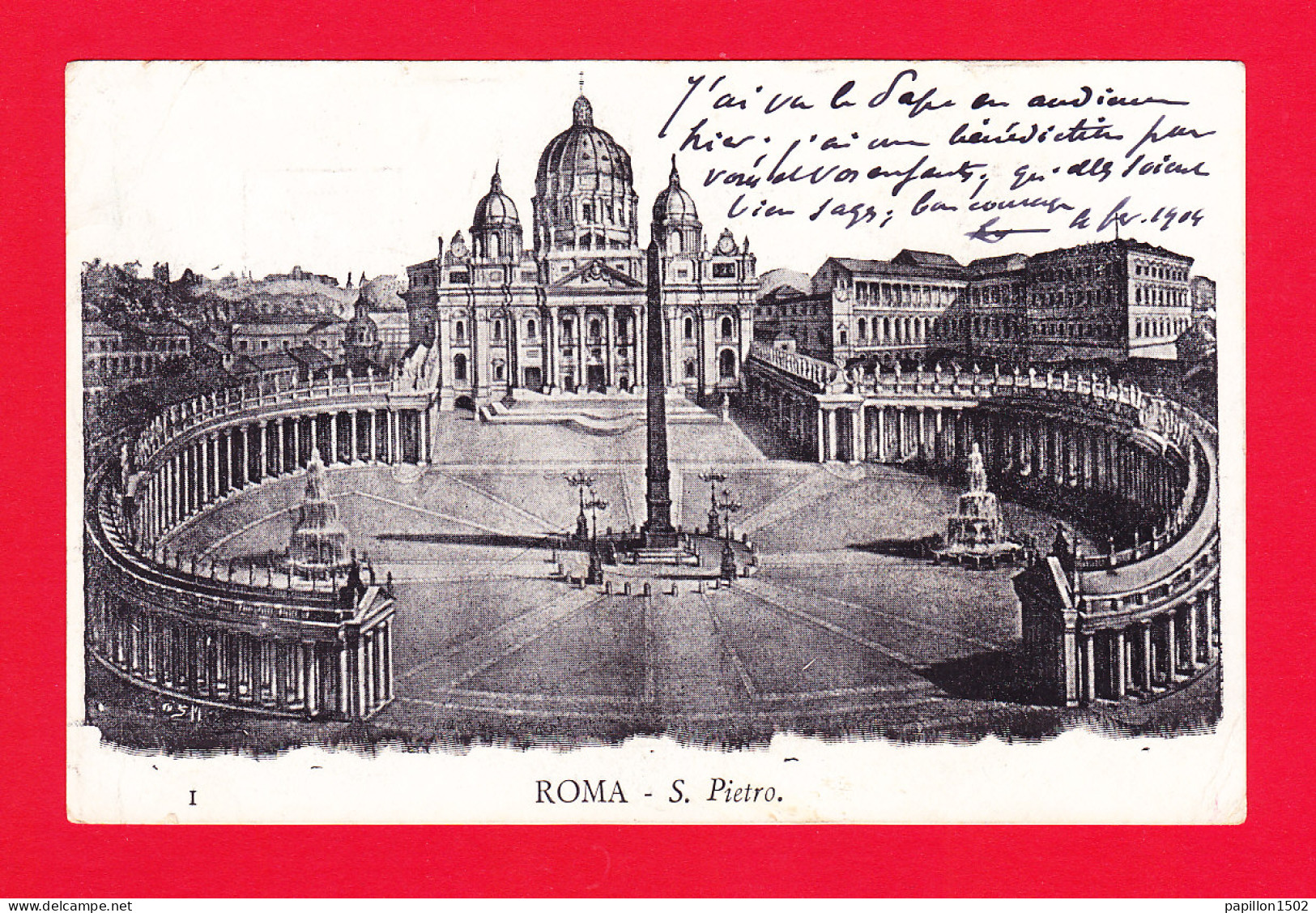 E-Italie-211PH6  ROMA, San Pietro, Cpa Précurseur - Kirchen