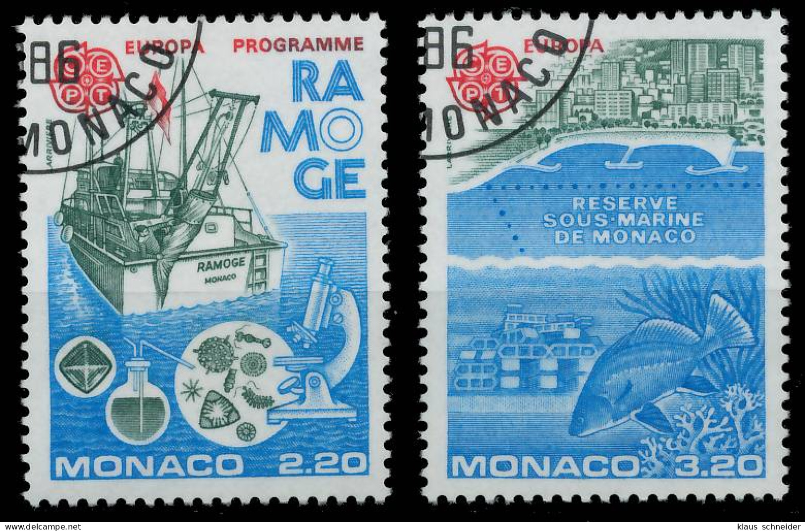 MONACO 1986 Nr 1746-1747 Gestempelt X5C61E6 - Gebraucht