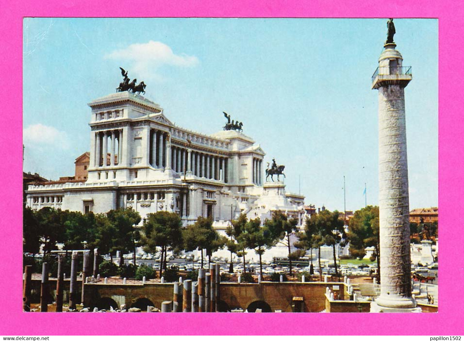 E-Italie-263PH13  ROMA Altare Della Patria E Foro Traiano, BE - Other Monuments & Buildings