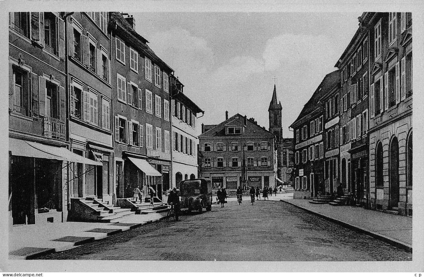 Altkirch - Rue Adolf Hitler -  Camion -  CPA °J - Altkirch