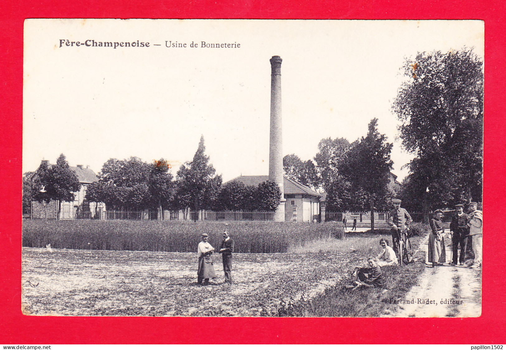 F-51-Fere Champenoise-06A67  Usine De Bonneterie, Petite Animation, Cpa BE - Fère-Champenoise