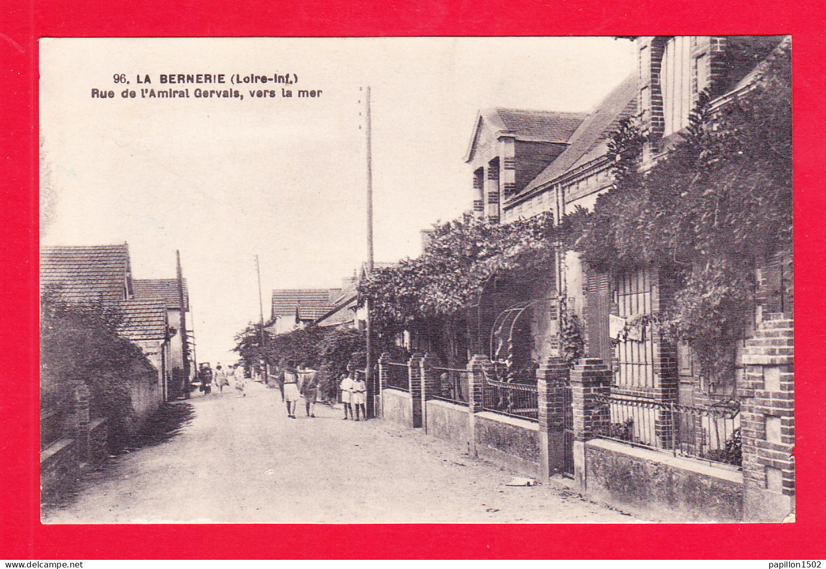 F-44-La Bernerie En Retz-23A68 Rue De L'amiral Gervais, Vers La Mer, Cpa  - La Bernerie-en-Retz