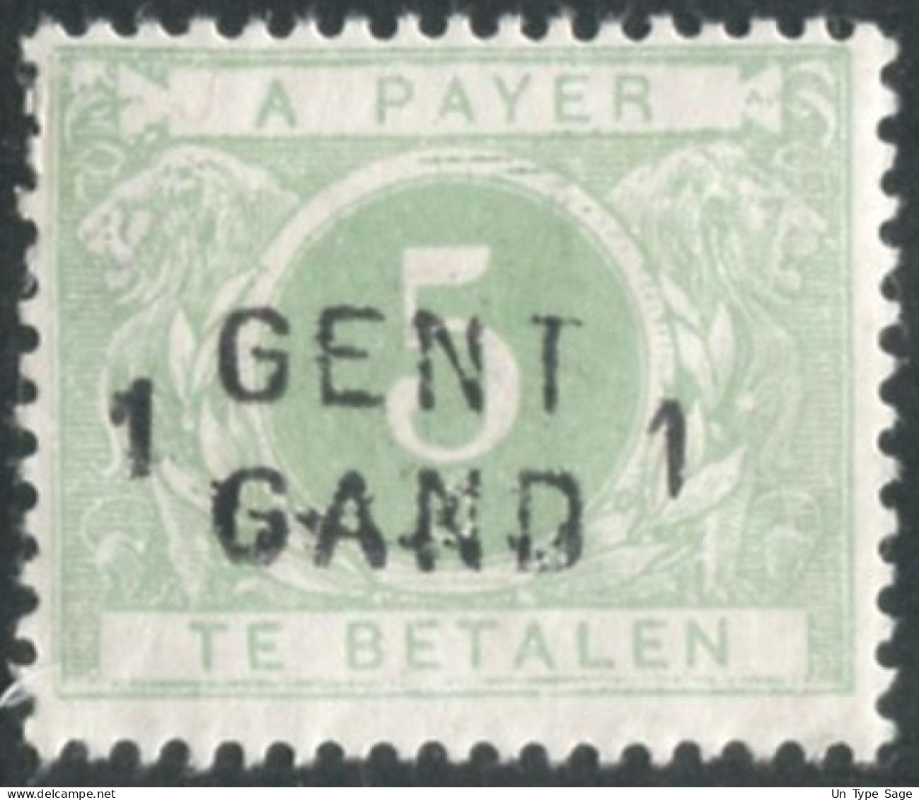 Belgique Timbre-taxe (TX) - Surcharge Locale De Distributeur - GENT / GAND 1 - (F960) - Francobolli