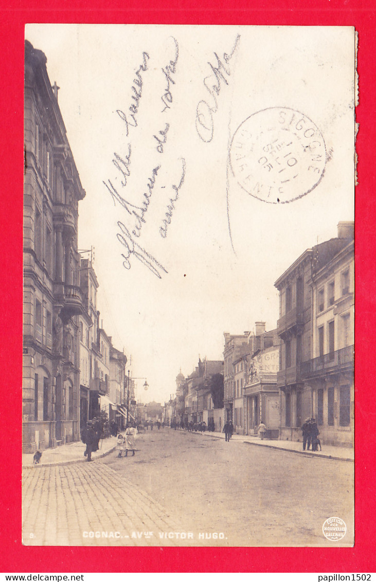 F-16-Cognac-329Ph65  Carte Photo, L'avenue Victor Hugo, Cpa BE - Cognac