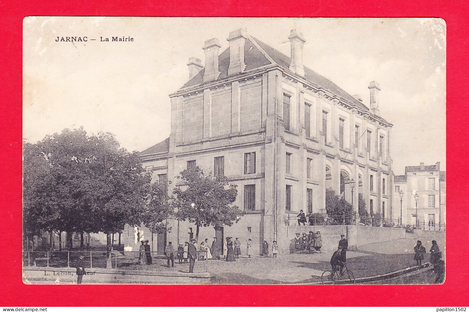 F-16-Jarnac-94Ph65  La Mairie, Petite Animation, Cpa  - Jarnac