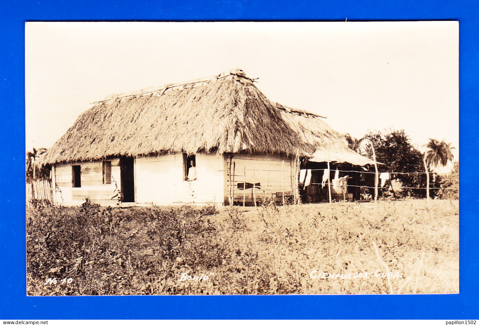 E-Cuba-33A74  Carte Photo, CIENFUEGOS, "Bohio", Cpa BE - Cuba